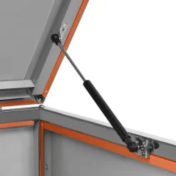 vidaXL Skjul till ett sopkärl 69x77,5x112,5 cm rostfritt stål - Ställningar till sopkärl