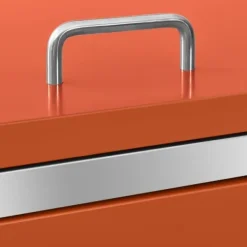 vidaXL Skjul till ett sopkärl 69x77,5x112,5 cm rostfritt stål - Ställningar till sopkärl