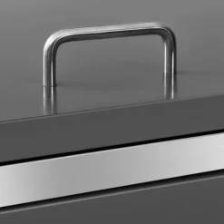 vidaXL Tillbehör Till Avfallshantering-Skjul till ett sopkärl 69x77,5x112,5 cm rostfritt stål - Ställningar till sopkärl