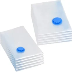 vidaXL Förvaringspåsar För Hemmet-Vakuumpåsar till kläder 2 storlekar 10 st - Förvaringspåsar för hemmet