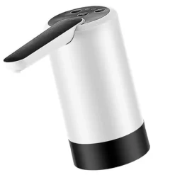 Vattenkylare-Vikbar elektrisk vattenflaska Pump Vattenflaska dispenser för hemkontor Camping 075 Vit 3-knappar Kvantitativ