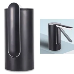 Vikbar USB uppladdningsbar elektrisk vattendispenserpump - Svart