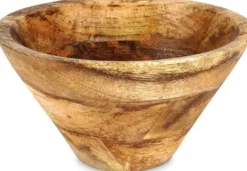 Tallrikar & Bordsserviser-Vilde Vilde serveringsskål i trä 19,5 cm 1 l