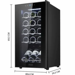 Vinkylar-Vinbutik Cecotec GrandSommelier 1550 Svart