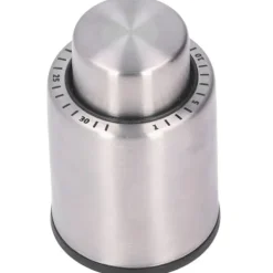 Äggklockor-Vinflaska Vakuumproppar Försegling Återanvändbar Preserver Läcksäker Press Typ Korkar Silver