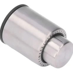 Äggklockor-Vinflaska Vakuumproppar Försegling Återanvändbar Preserver Läcksäker Press Typ Korkar Silver