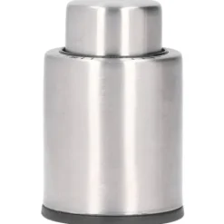 Äggklockor-Vinflaska Vakuumproppar Försegling Återanvändbar Preserver Läcksäker Press Typ Korkar Silver