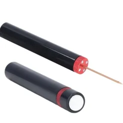 Korkskruvar-Vinflasköppnare Nåltyp Läppstiftsform Bärbar lufttrycksflasköppnare för hemrestaurang Röd