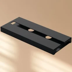 Vinglashållare Under skåp Hylla Plast Hängställning Platssparande Förvaringshängare Svart