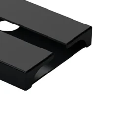 Vinglashållare Under skåp Hylla Plast Hängställning Platssparande Förvaringshängare Svart