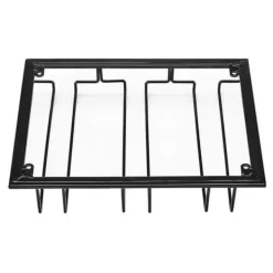 Vinglashängare med 4 rader i pulverlackerat järn, plats för flera glas