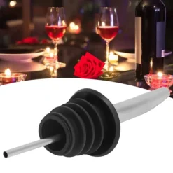 Vinhällare 304 Rostfritt Stål Flaskhällare Avsmalnande Pip Rödvinsdispenser Kökstillbehör