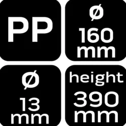 Trattar-Vinklad tratt 160 mm, 1,2 l