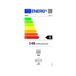 Vinkylar-Vinkällare - HAIER - CWC034 - Svart - Innerbelysning - Fristående - Glasdörr