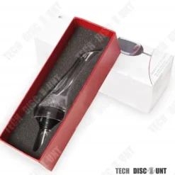 Vinluftare-Vinkylare - TD® - Professionell dekanter - Livsmedelsakryl - Nutida design - Röd