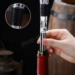 VinKylare 2-i-1 - SHOP-STORY - VINKYLANDE - Rostfritt Stål - Inbyggd Luftare - Hällspout