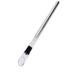 Vinluftare-Vinkylare, 3-i-1 kylsticka för vinflaskor i rostfritt stål, perfekt present till vintillbehör.