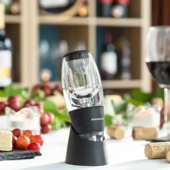 Vinluftare-Vinluftare med filter, hållare och lock Wineir InnovaGoods