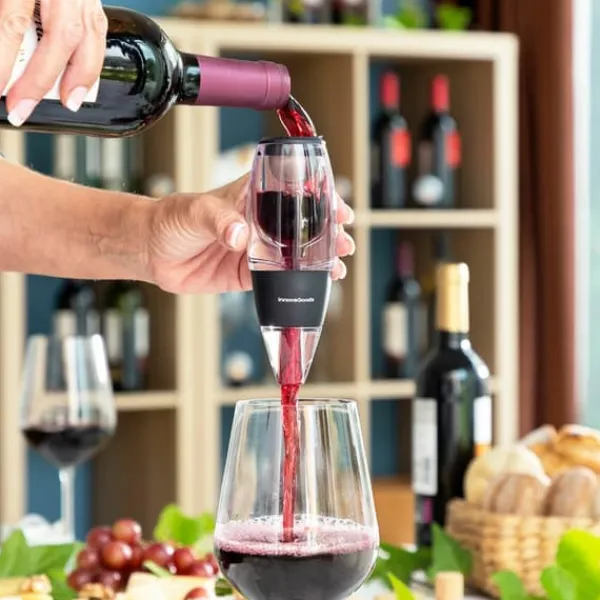 Vinluftare med filter, hållare och lock Wineir InnovaGoods