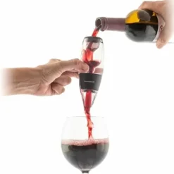 Vinluftare-Vinluftare med filter, stöd och bärpåse Wineir InnovaGoods