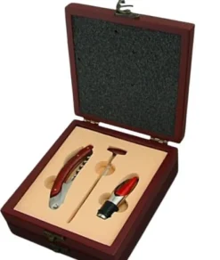 Vinpresentask: Tratt + Termometer + Gentelo Verktygslåda
