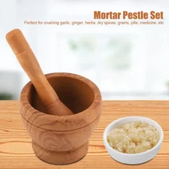 Mortlar & Mortelstötar-Vitlökskvarn i plast - Bekvämt köksredskap för att mala kryddor och örter
