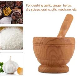 Mortlar & Mortelstötar-Vitlökskvarn i plast - Bekvämt köksredskap för att mala kryddor och örter