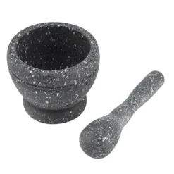 Mortlar & Mortelstötar-Vitlökskvarn i plast - köksredskap för att mala kryddor och örter