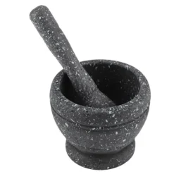 Mortlar & Mortelstötar-Vitlökskvarn i plast - köksredskap för att mala kryddor och örter