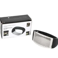 Vitlökspressar-Vitlökspress i Stål – Garlic Press Handtag – Svart