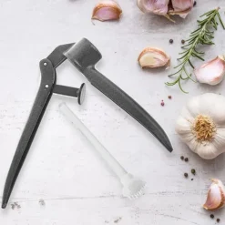 Vitlökspress Press Solid Metal Chopper för kryddnejlika