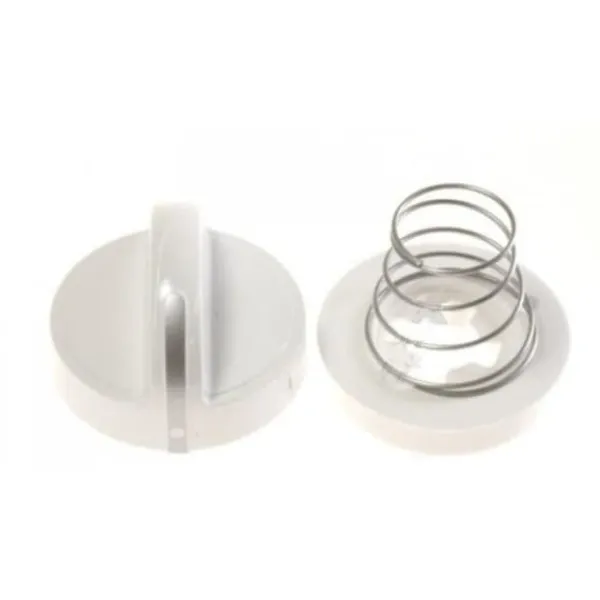 Vitt termoknopphandtag för BRANDT spis 4192817