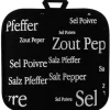 VIVARAISE SEL&POIVRE POTHOLDER Black 20X20