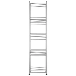 Vattenkylare-5-vånings vattenkannahållare, enkelrad vattenflaskställ för 5 flaskor, hållbart silverdesign, platsbesparande lösning