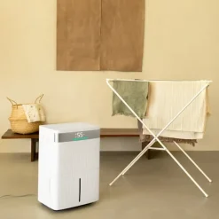 Vonroc Avfuktare 40L/dag – WiFi & Appstyrning | Silverjon- & Kolfilter | För upp till 50 m² | 5,5L Tank