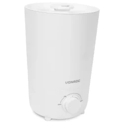 Vonroc Luftfuktare-Luftfuktare 2,6L | Ultrasonic | 360° Roterbart Munstycke, Automatisk Avstängning | Vit
