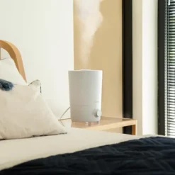 Vonroc Luftfuktare-Luftfuktare 2,6L | Ultrasonic | 360° Roterbart Munstycke, Automatisk Avstängning | Vit