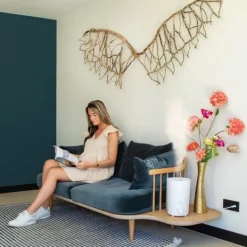 Vonroc Luftfuktare-Luftfuktare 2,6L | Ultrasonic | 360° Roterbart Munstycke, Automatisk Avstängning | Vit