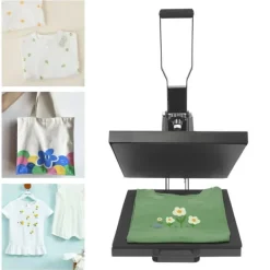 Värmepressmaskin - T-shirt Transferpress - 1400 W - 0–250°C Temperatur - Elektrisk - Järn & Plast