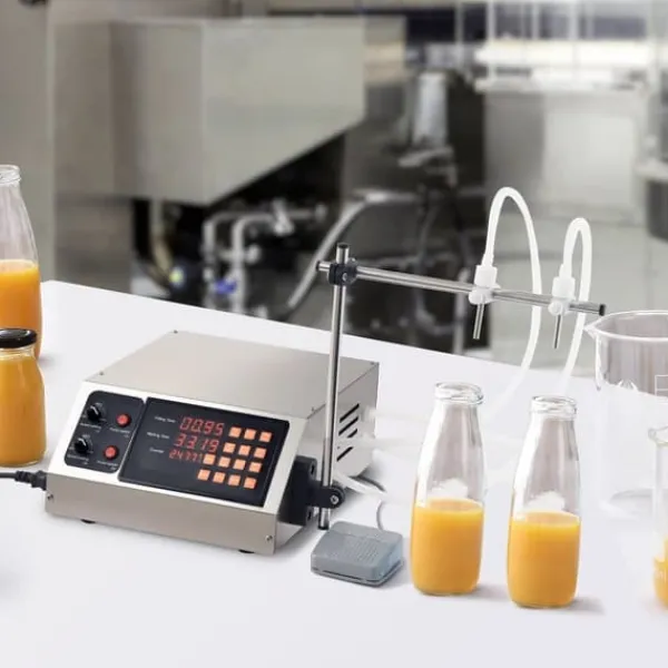 Dryckesautomater-Vätskepåfyllningsmaskin, 30-4000 ml kapacitet, automatisk flaskfyllare för mjölk, vatten, vin, sojasås m.m.
