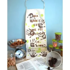 Förkläden-Vuxen bomullsförkläde - 90 x 60 cm