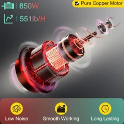 850W 250kg/H 7mm skärtjocklek kommersiell elektrisk köttskärare, hög effektivitet, låg ljudnivå, lätt att rengöra, hög tillämpbarhet