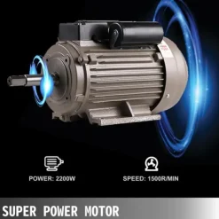 Matkvarnar-2200W 1500rpm 50kg kapacitet 30-50kg/H elektrisk spannmålskvarn med olika tillbehör, justerbar finhet, med överbelastningsskydd