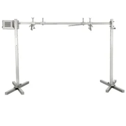 52W 4RPM 60kg lastkapacitet elektrisk spettgrill för hela djur, BBQ grill för olika typer av kött, 8 justerbara höjder, bra stabilitet