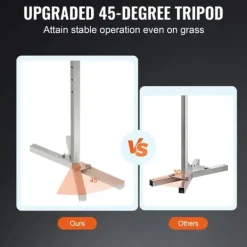 52W 4RPM 60kg lastkapacitet elektrisk spettgrill för hela djur, BBQ grill för olika typer av kött, 8 justerbara höjder, bra stabilitet