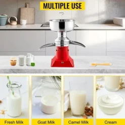 30W 10500RPM 50L/H effektiv elektrisk mjölkkräm centrifugalseparator, 4 timmars kontinuerligt arbete, lätt att installera och använda