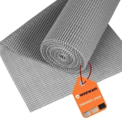Låd- & Hyllpapper & -Plast-WEEWAM Kökslådans bottenrulle, halkfri Icke-häftande skyddsmatta för lådskåp Hylla Skåp 30 x 600 cm