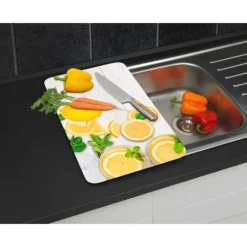 Wenko - 2 universella designplattor Citrons - 30 x 52 cm - Gul