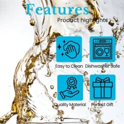 Whiskeystenar återanvändbara isbitar i rostfritt stål med förvaringslåda som passar perfekt för whisky kylstenar kylbitar