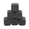 Whiskystenar-Whiskystenuppsättning - GOTOTOP - Basalt - Förvaringspåse - Snabb kylning - Grå färg